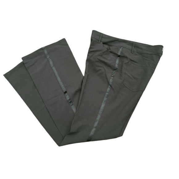 Women’s Black Pants with Side Stripes by Allen B size 10 - Picture 1 of 4